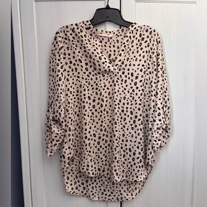 Lush - Leopard Print Women's Top